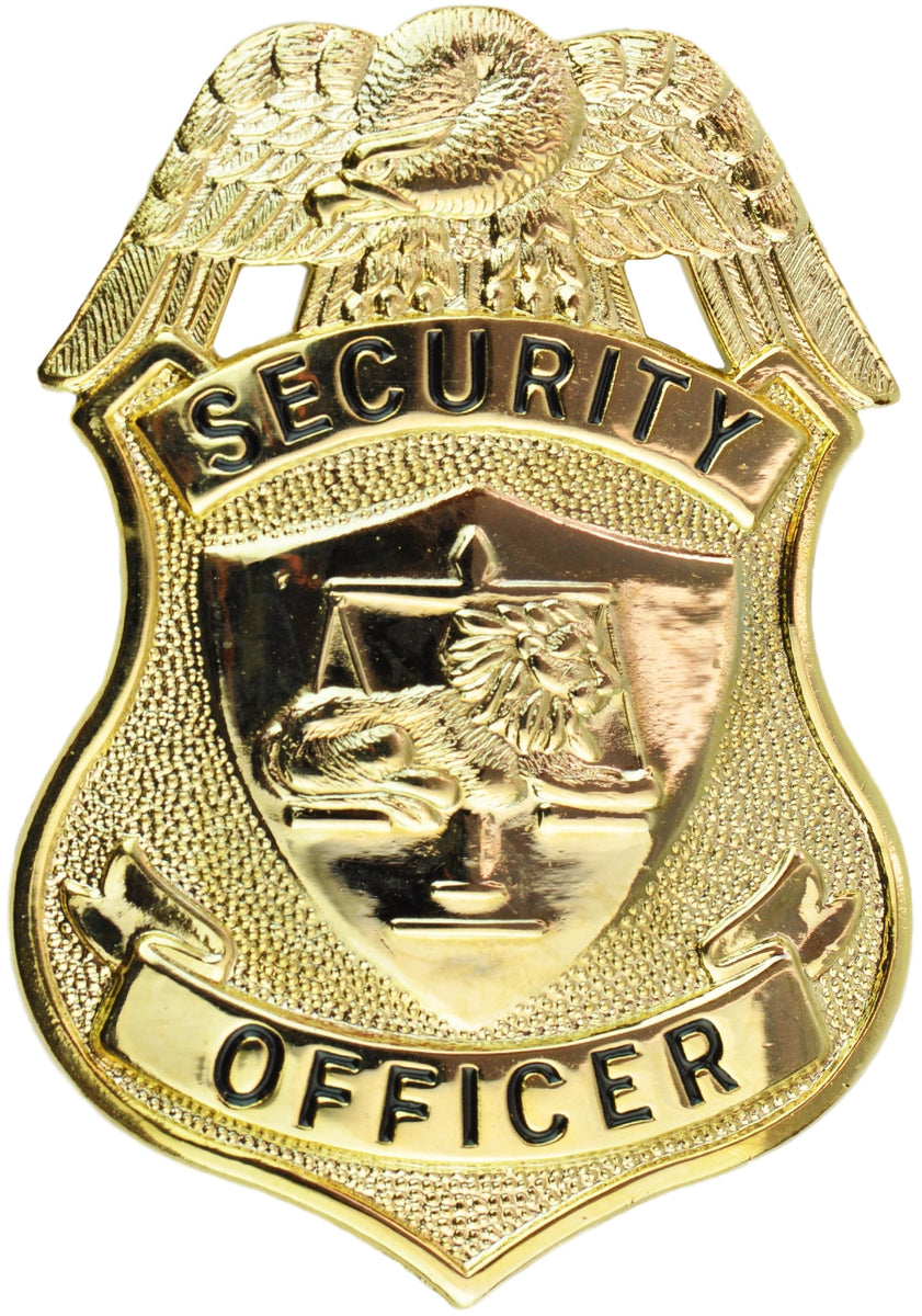 SECURITY ENFORCEMENT OFFICER GOLD SHIELD BADGE